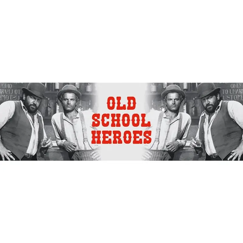 Bud Spencer & Terence Hill mug émail Old School Heroes | 4250778143874