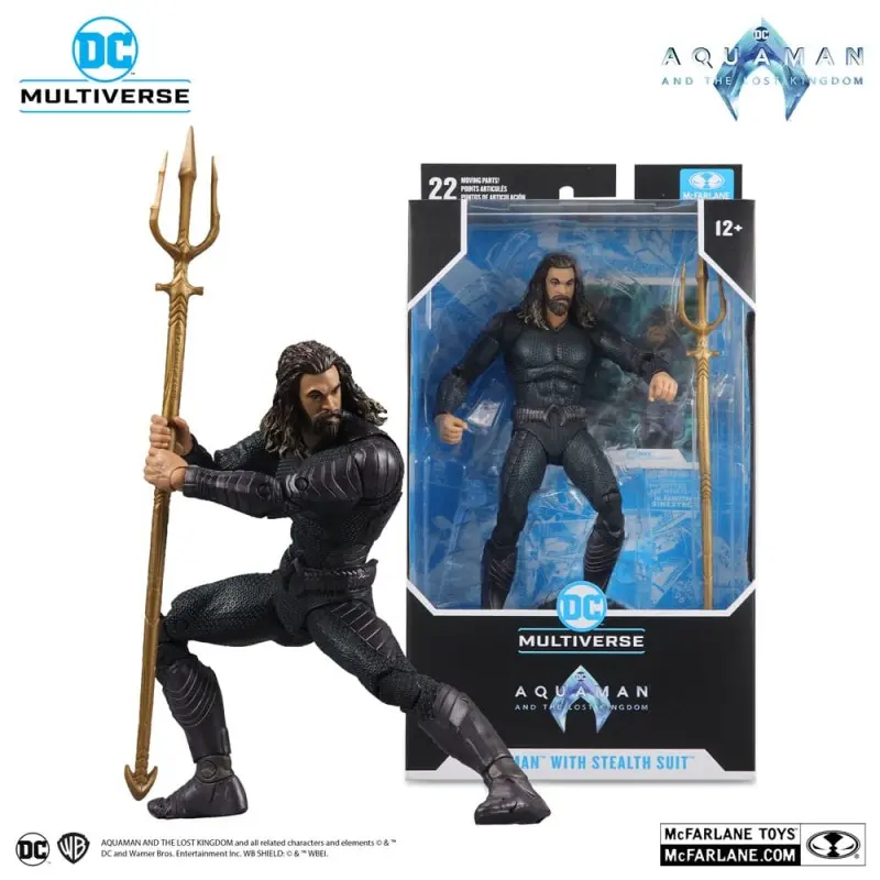 Aquaman et le Royaume perdu figurine DC Multiverse Aquaman with Stealth Suit 18 cm | 0787926155419