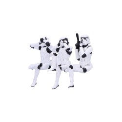 Stormtrooper figurines Three Wise Sitting Stormtroopers 11 cm