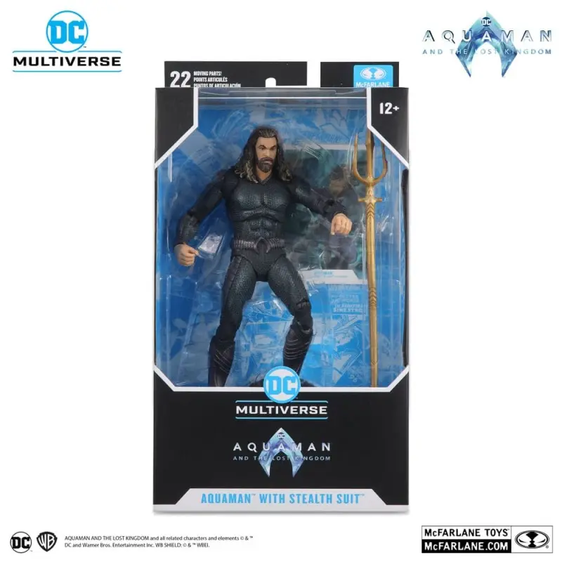 Aquaman et le Royaume perdu figurine DC Multiverse Aquaman with Stealth Suit 18 cm | 0787926155419