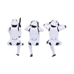 Stormtrooper figurines Three Wise Sitting Stormtroopers 11 cm
