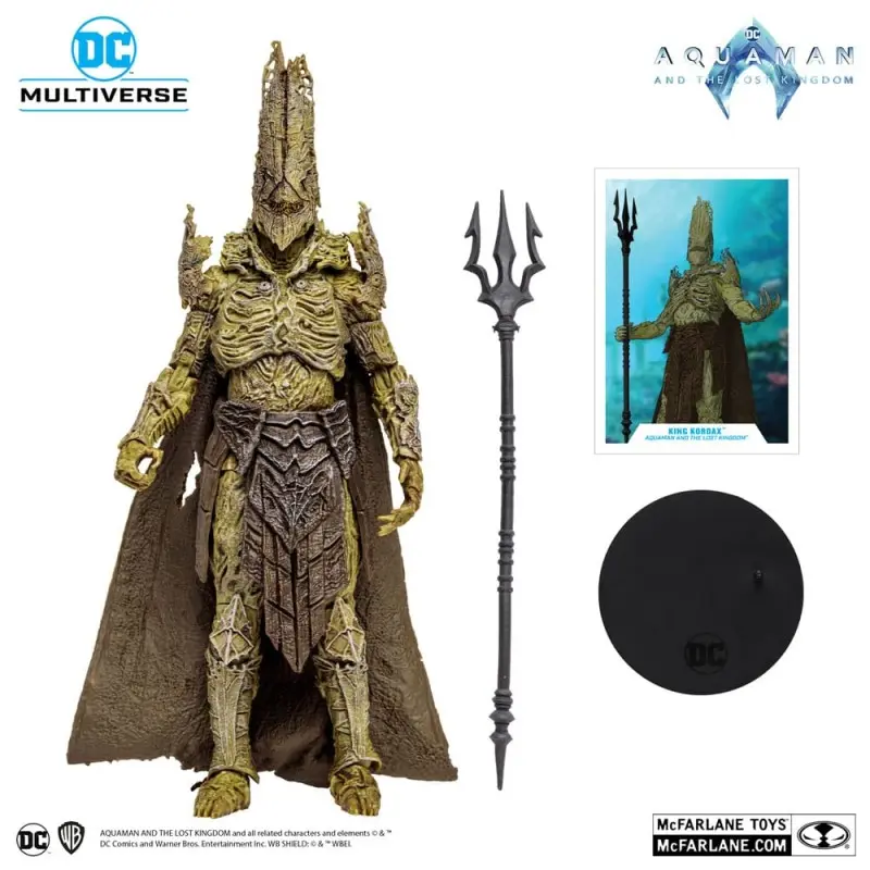 Aquaman et le Royaume perdu figurine DC Multiverse King Kordax 18 cm | 0787926155426