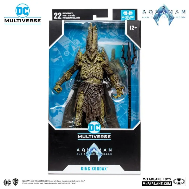 Aquaman et le Royaume perdu figurine DC Multiverse King Kordax 18 cm | 0787926155426