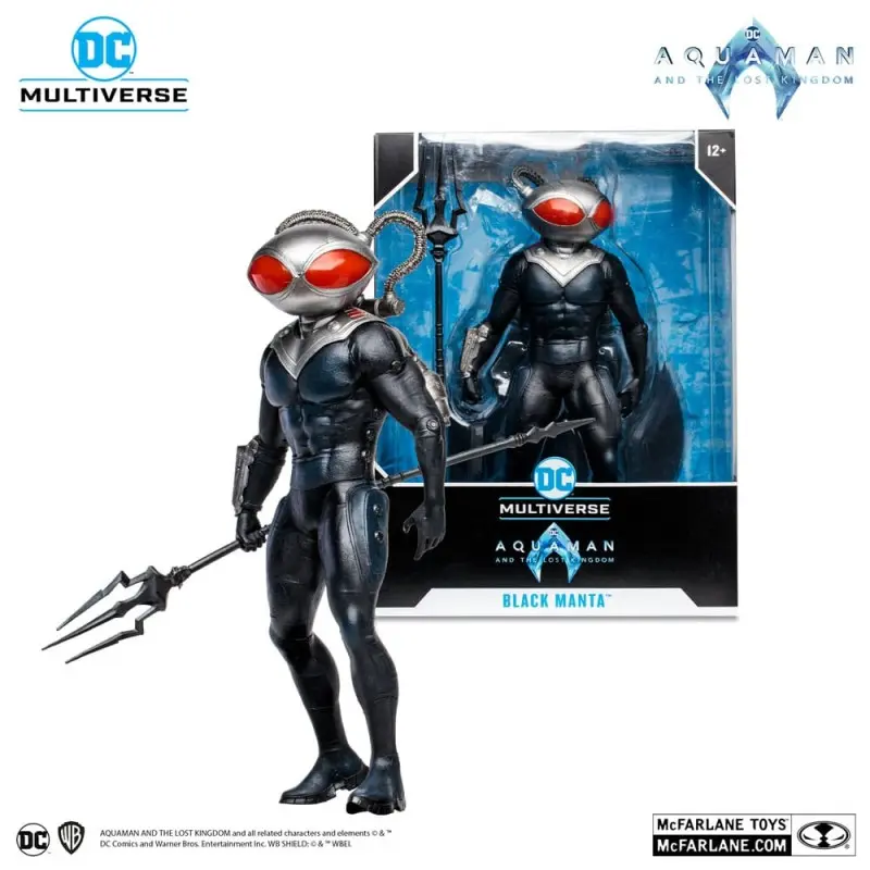 Aquaman et le Royaume perdu figurine Megafig DC Multiverse Black Manta 30 cm | 0787926155471