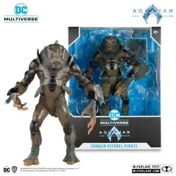 Aquaman et le Royaume perdu figurine Megafig DC Multiverse Sunken Citadel Pirate 30 cm | 0787926155488