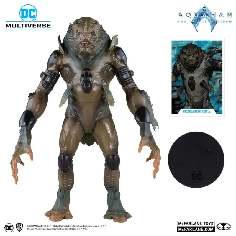 Aquaman et le Royaume perdu figurine Megafig DC Multiverse Sunken Citadel Pirate 30 cm | 0787926155488