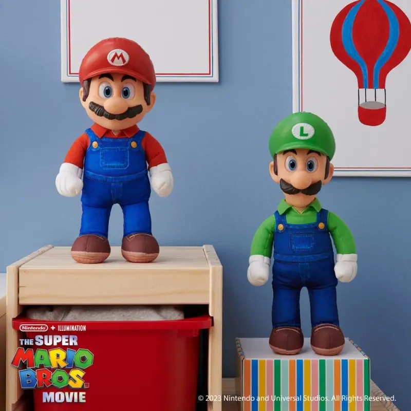 Super Mario Bros. le film peluche Luigi 30 cm | 0192995416284