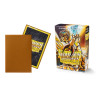 produit : Japanese size Matte Sleeves - Gold (60 Sleeves) marque : Dragon Shield