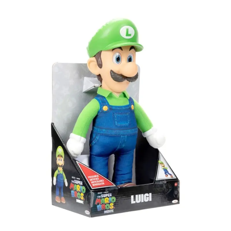 Super Mario Bros. le film peluche Luigi 30 cm | 0192995416284