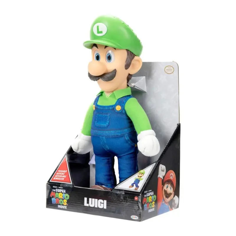 Super Mario Bros. le film peluche Luigi 30 cm | 0192995416284