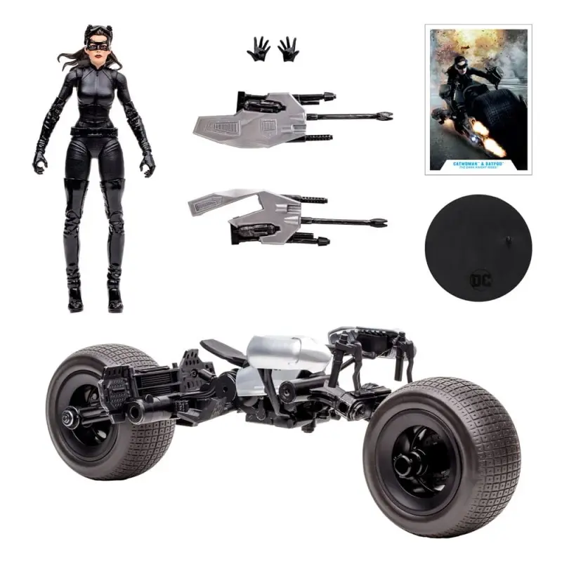 DC Multiverse véhicule Batpod with Catwoman (The Dark Knight Rises) | 0787926157345