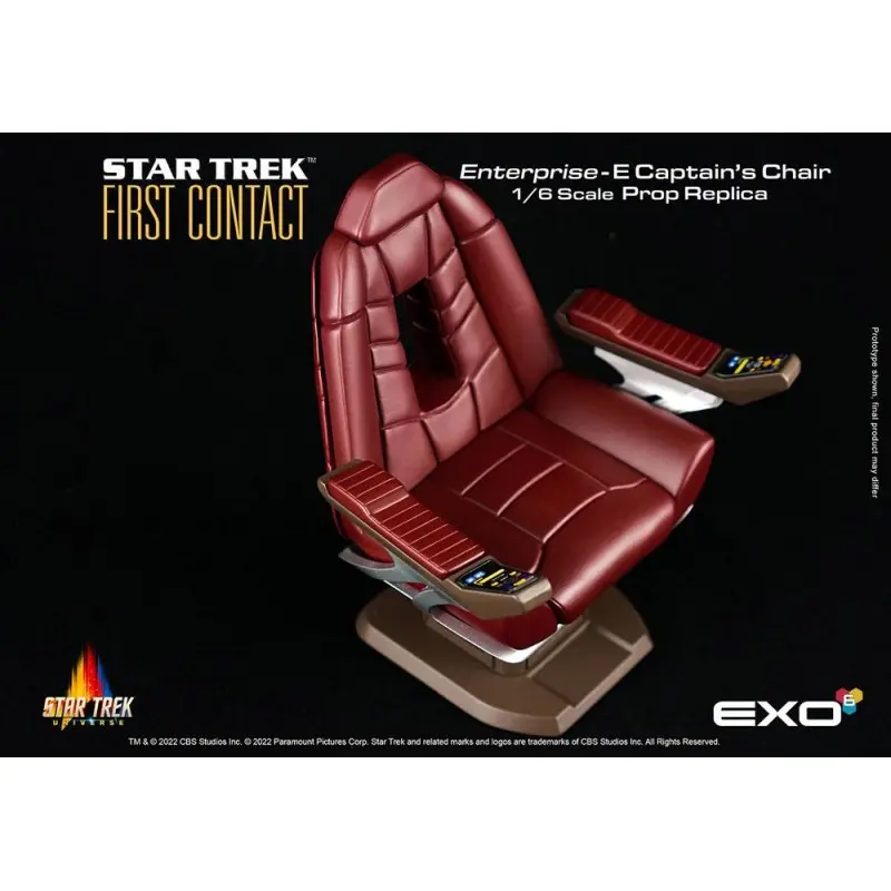 Star Trek : Premier Contact réplique 1/6 Enterprise-E Captain's Chair 15 cm | 0860006181062