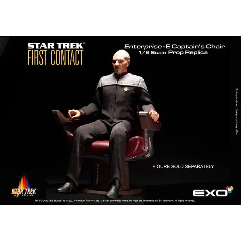 Star Trek : Premier Contact réplique 1/6 Enterprise-E Captain's Chair 15 cm | 0860006181062