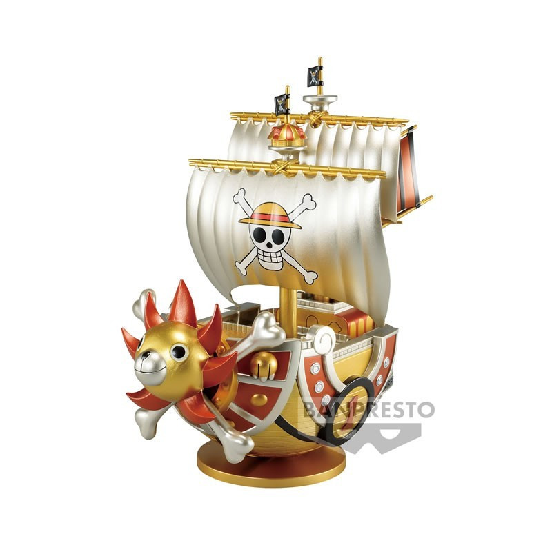 produit : One Piece Statuette PVC - Mega World Collectable Figure - Thousand Sunny Gold Color 19 cm marque : Banpresto