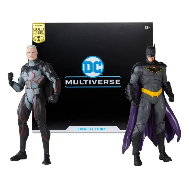 DC Collector figurines Pack de 2 Omega (Unmasked) & Batman (Bloody)(Gold Label) 18 cm | 0787926157437