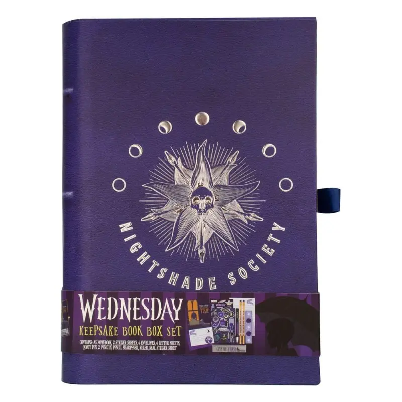 Wednesday set de papeterie Nightshade Book | 5056563717461