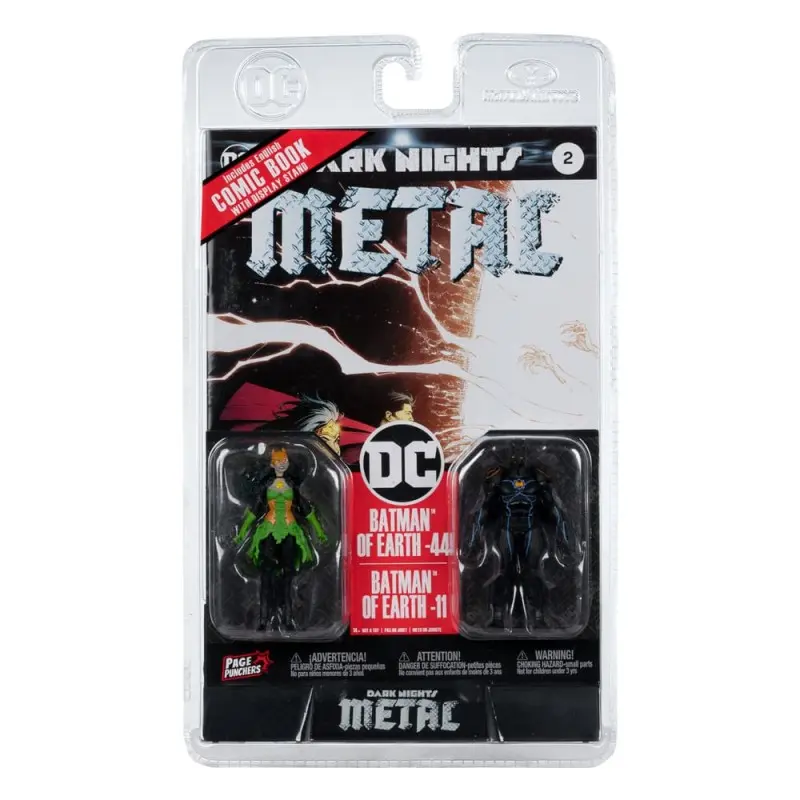 DC Direct Page Punchers pack 2 figurines Batman of Earth-44 & Batman of Earth-11 (Dark Nights: Metal) 8 cm | 0787926158373