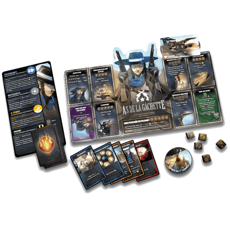 Game: Dice Throne S2 - Ace of the Gunslinger vs. Dice Throne Samurai
Publisher: Lucky Duck Games
English Version