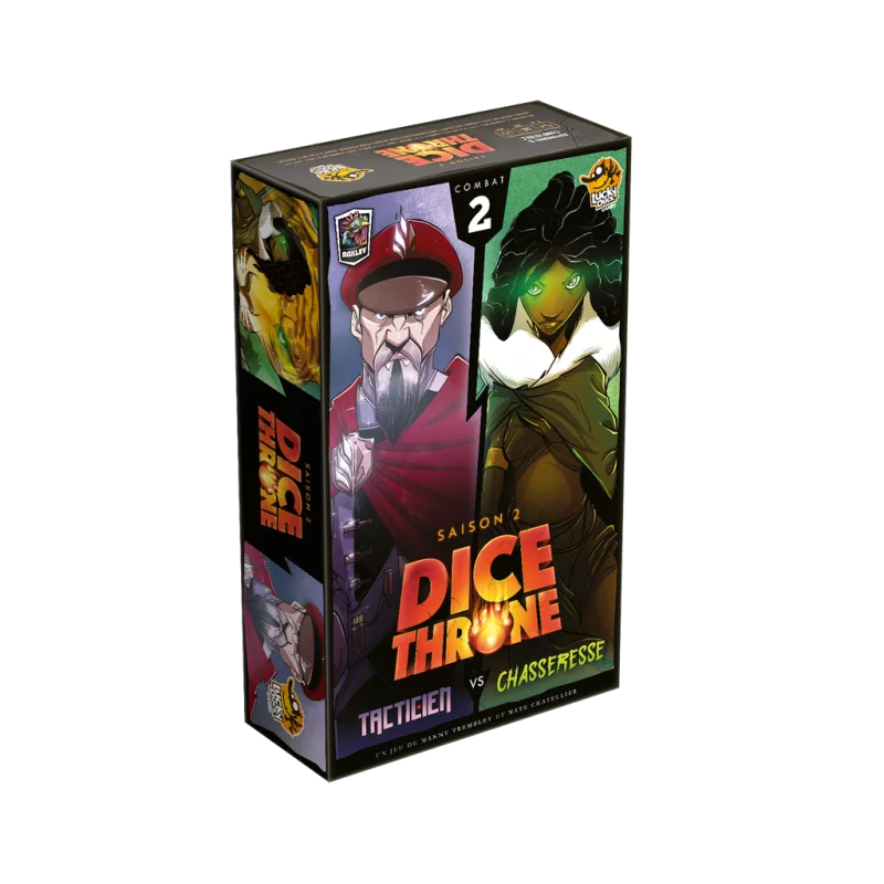 Game: Dice Throne S2 - Tactician vs. Dice Throne Huntress
Publisher: Lucky Duck Games
English Version