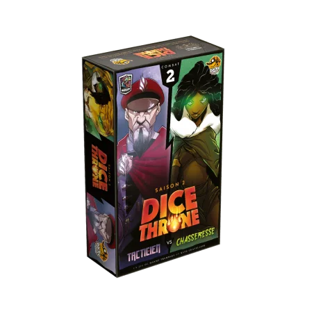 Spel: Dice Throne S2 - Tacticus vs. Dice Throne Huntress
Uitgever: Lucky Duck Games
Engelse versie