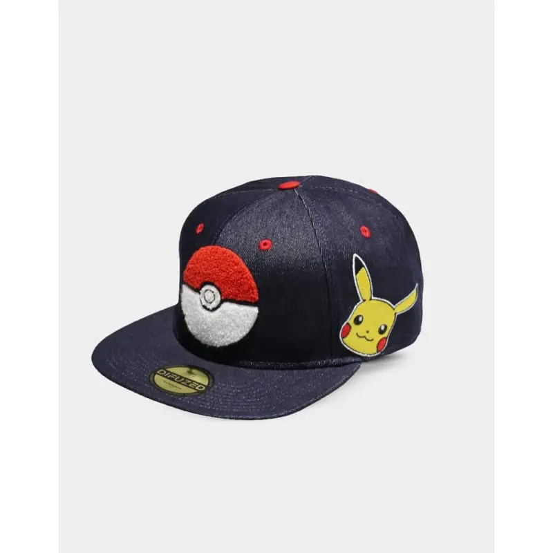 Pokemon casquette Snapback Denim Logo | 8718526127485