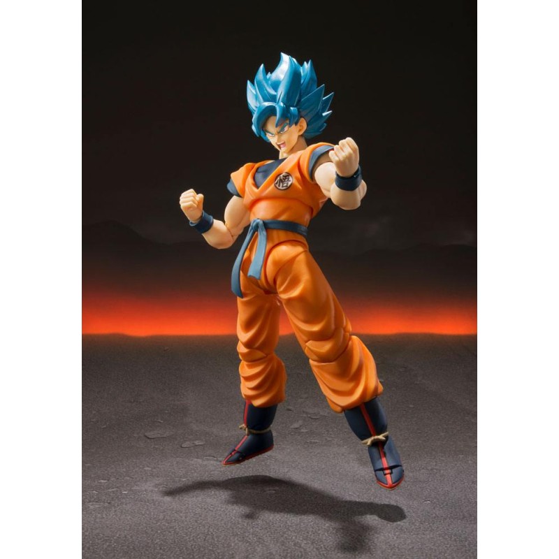 Dragon Ball Super Broly figurine S.H. Figuarts Super Saiyan God Super Saiyan Goku Super 14 cm