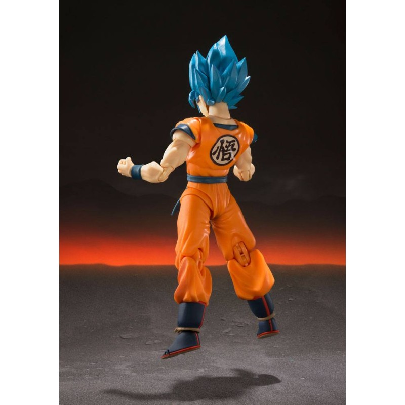 Dragon Ball Super Broly figurine S.H. Figuarts Super Saiyan God Super Saiyan Goku Super 14 cm