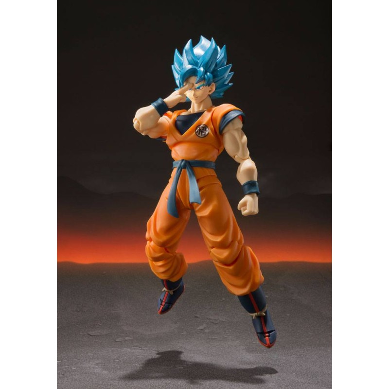 Dragon Ball Super Broly figurine S.H. Figuarts Super Saiyan God Super Saiyan Goku Super 14 cm