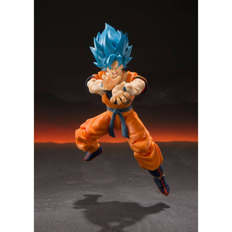 Dragon Ball Super Broly figurine S.H. Figuarts Super Saiyan God Super Saiyan Goku Super 14 cm