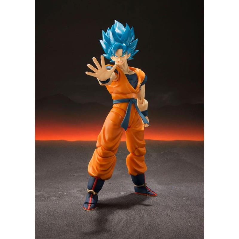 Dragon Ball Super Broly figurine S.H. Figuarts Super Saiyan God Super Saiyan Goku Super 14 cm