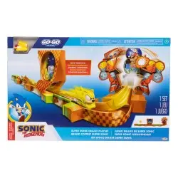 Sonic - The Hedgehog Playset Go Go Racers Launching ramps Deluxe  | 0192995423343