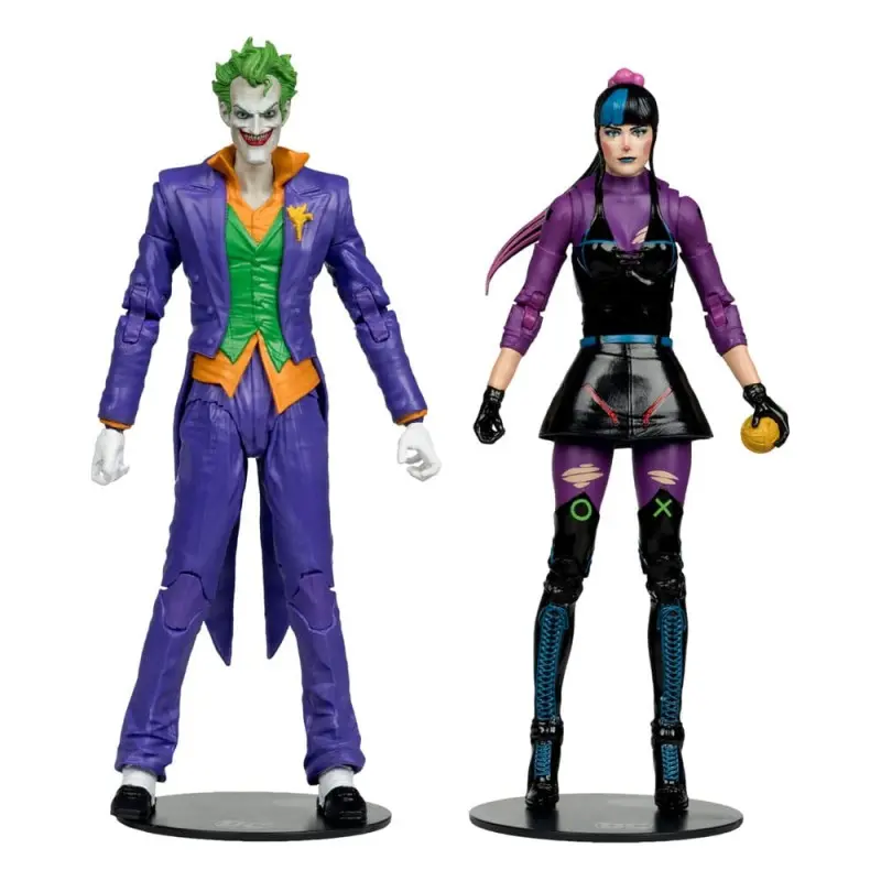 DC Multiverse figurines Pack de 2 The Joker & Punchline 18 cm | 0787926159936