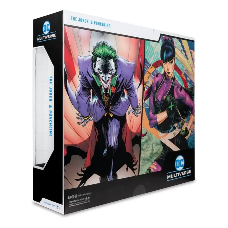 DC Multiverse figurines Pack de 2 The Joker & Punchline 18 cm | 0787926159936