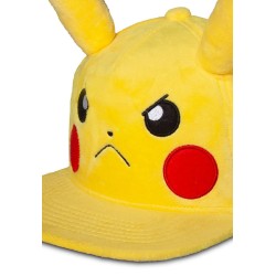 Pokémon casquette Snapback Angry Pikachu