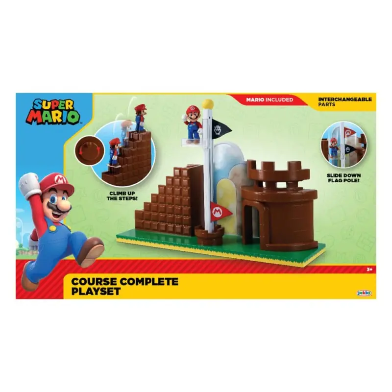 World of Nintendo Super Mario Playset End Level | 0192995424357