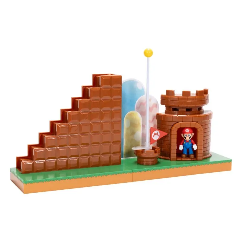 World of Nintendo Super Mario Playset End Level | 0192995424357