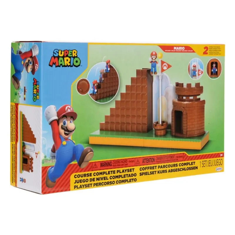 World of Nintendo Super Mario Playset End Level | 0192995424357