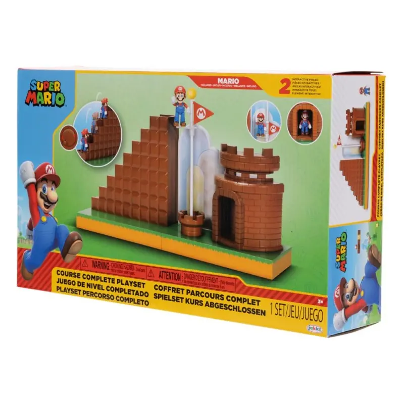 World of Nintendo Super Mario Playset End Level | 0192995424357