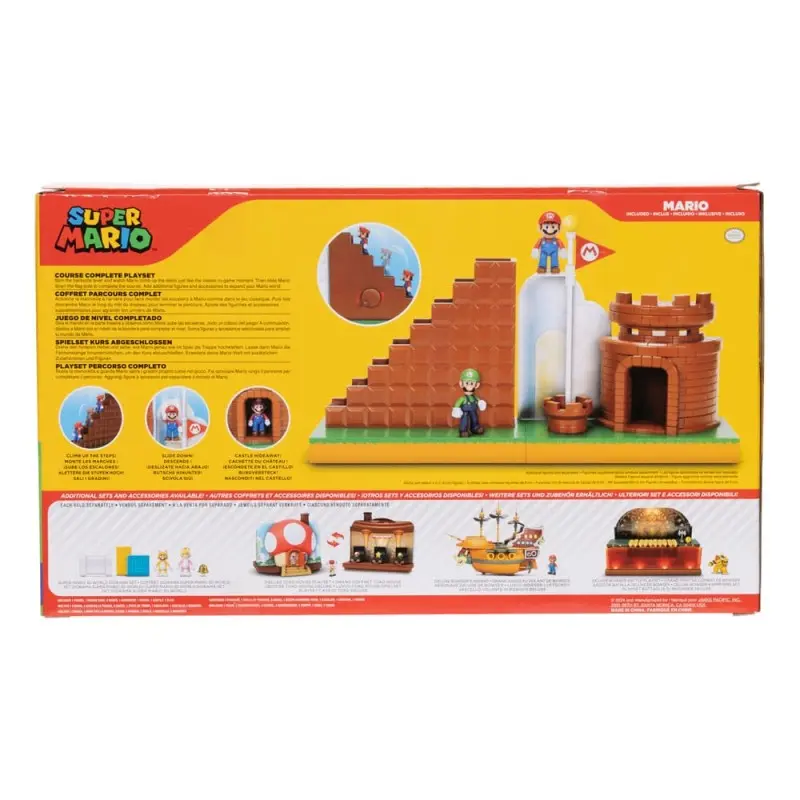 World of Nintendo Super Mario Playset End Level | 0192995424357