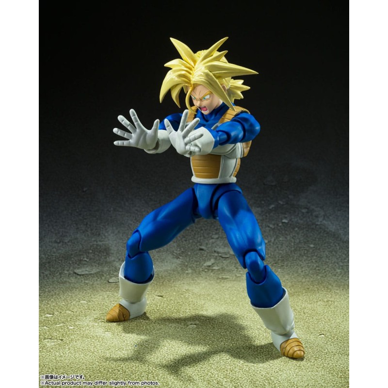 Dragon Ball Z figurine S.H. Figuarts Super Saiyan Trunks Infinite Latent Super Power Ver. 14 cm