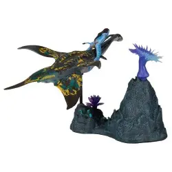 Avatar : La Voie de l'eau figurines Deluxe Medium Neteyam & Ilu | 0787926163827