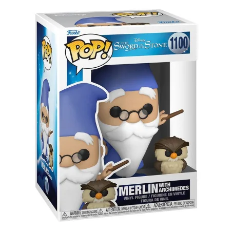 Licentie: Disney
Product: Disney Funko POP! Schurken Vinyl Merlijn de Tovenaar met Archimedes 9 cm
Merk: Funko