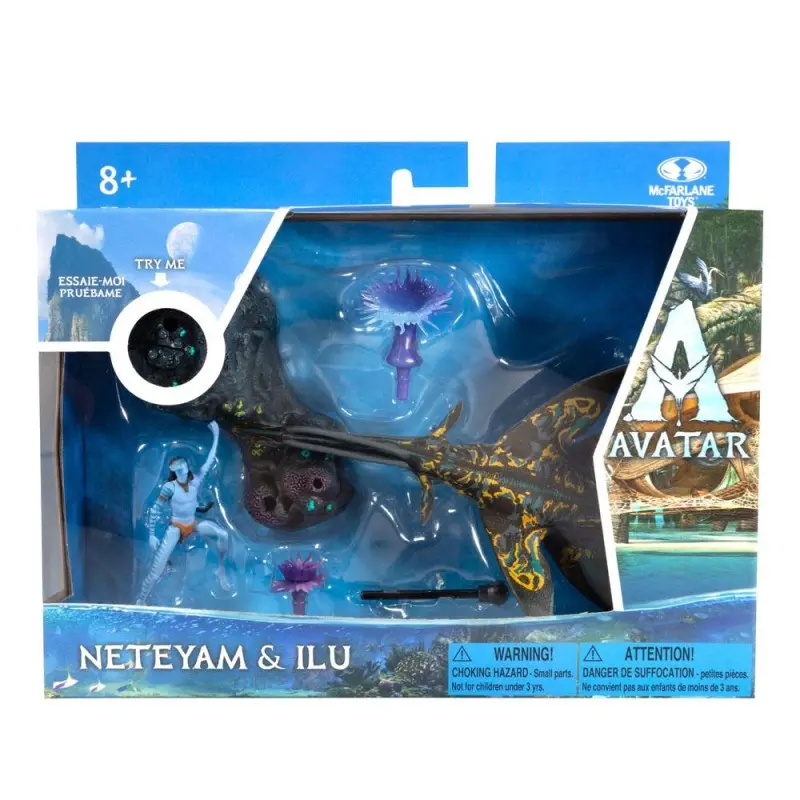 Avatar : La Voie de l'eau figurines Deluxe Medium Neteyam & Ilu | 0787926163827