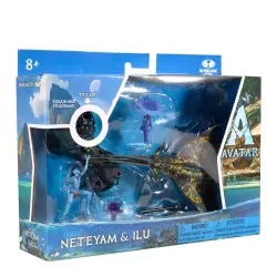 Avatar : La Voie de l'eau figurines Deluxe Medium Neteyam & Ilu | 0787926163827