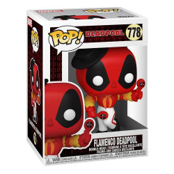 Marvel Deadpool 30th Anniversary Figurine Funko POP! Animation Vinyl Flamenco Deadpool 9 cm