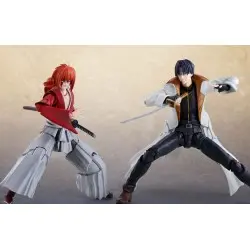 Rurouni Kenshin: Meiji Swordsman Romantic Story figurine S.H. Figuarts Aoshi Shinomori 17 cm      | 4573102654823