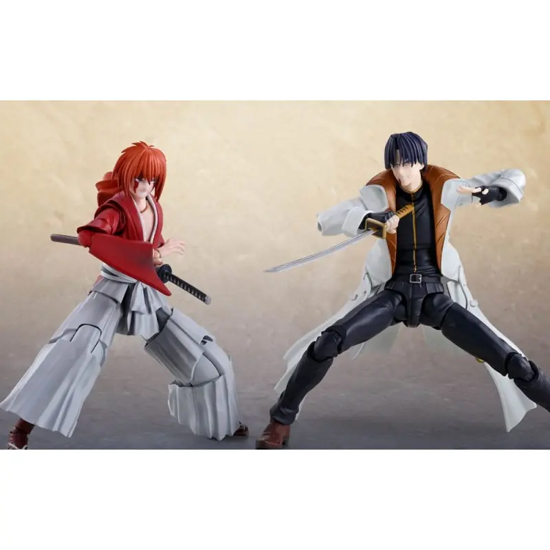 Rurouni Kenshin: Meiji Swordsman Romantic Story figurine S.H. Figuarts Aoshi Shinomori 17 cm      | 4573102654823