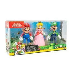 World of Nintendo pack 3 figurines Mushroom Kingdom 10 cm | 0039897645117