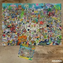 Bob l´éponge puzzle Bikini Bottom (3000 pièces) | 0840391129054