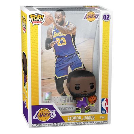 licence : NBA Trading Card Basketball produit : Figurine Funko POP! LeBron James 9 cm
